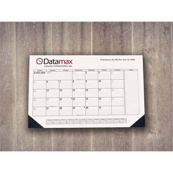 11" x 17" monthly desk pad calendar... from ASI 48575 Datamax International Inc / The Datamax Collection