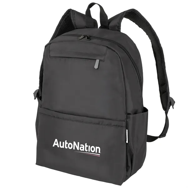 Pulse RPET Backpack. Padded internal pocket fits laptops up to 14''.... from ASI 46755 Cosmo Promos