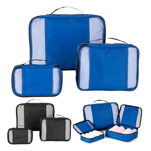 3 Piece Packing Travel Organizer Cubes Set... from ASI 31517 Admart Products / Admart Line