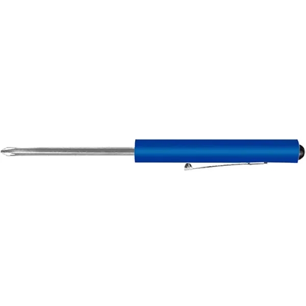 Jumbo pocket screwdriver with reversible Phillips/flat bit, fatigue reducing grip, and... from ASI 74585 Nu Promo International / Nu Promo Line