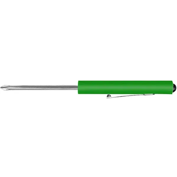 Jumbo pocket screwdriver with reversible Phillips/flat bit, fatigue reducing grip, and... from ASI 74585 Nu Promo International / Nu Promo Line