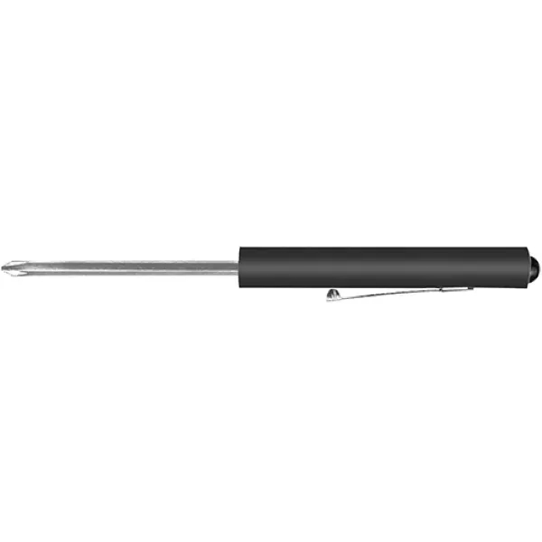 Jumbo pocket screwdriver with reversible Phillips/flat bit, fatigue reducing grip, and... from ASI 74585 Nu Promo International / Nu Promo Line
