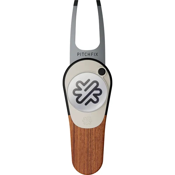 Pitchfix Woodie golf divot tool with a removable magnetic ball marker... from ASI 38120 Ball Pro / Diversified Quality Kitchenware