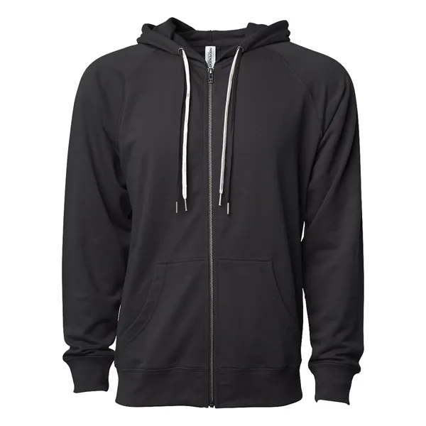 Unisex Lightweight Loopback Terry Zip Hood... from ASI 30208 A P Specialties / AP Specialties