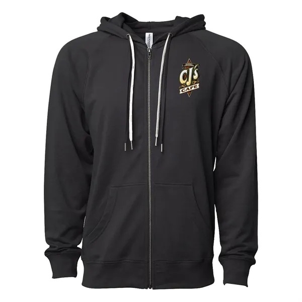 Unisex Lightweight Loopback Terry Zip Hood... from ASI 30208 A P Specialties / AP Specialties