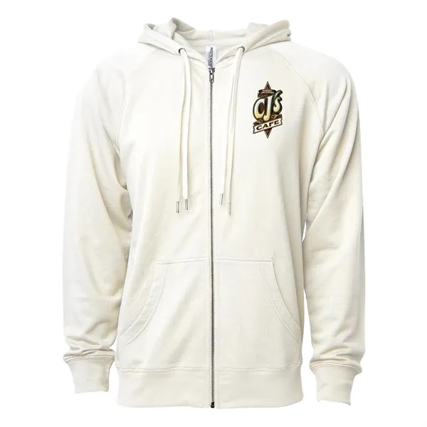 Unisex Lightweight Loopback Terry Zip Hood... from ASI 30208 A P Specialties / AP Specialties