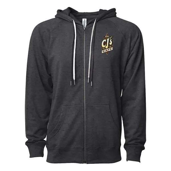 Unisex Lightweight Loopback Terry Zip Hood... from ASI 30208 A P Specialties / AP Specialties