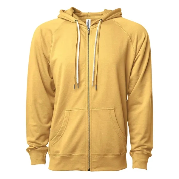 Unisex Lightweight Loopback Terry Zip Hood... from ASI 30208 A P Specialties / AP Specialties