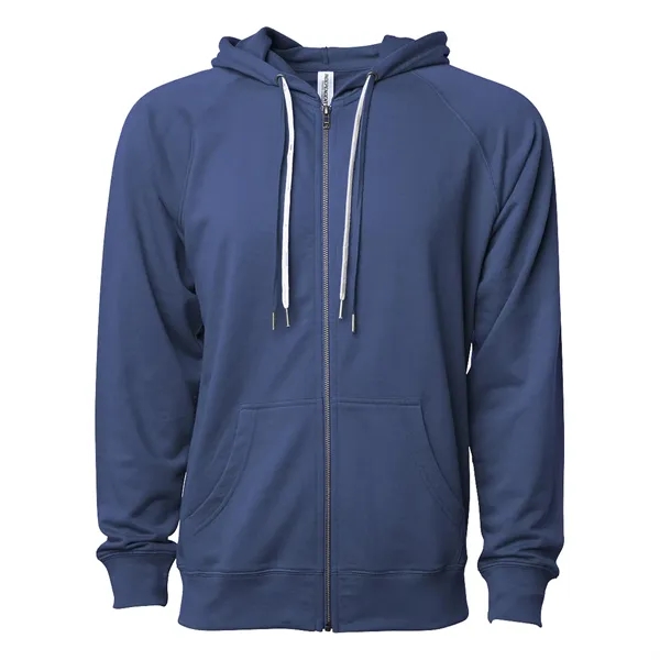 Unisex Lightweight Loopback Terry Zip Hood... from ASI 30208 A P Specialties / AP Specialties