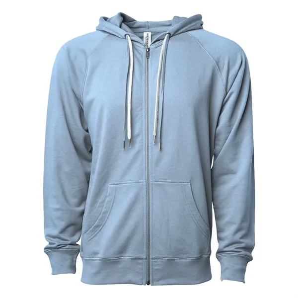 Unisex Lightweight Loopback Terry Zip Hood... from ASI 30208 A P Specialties / AP Specialties