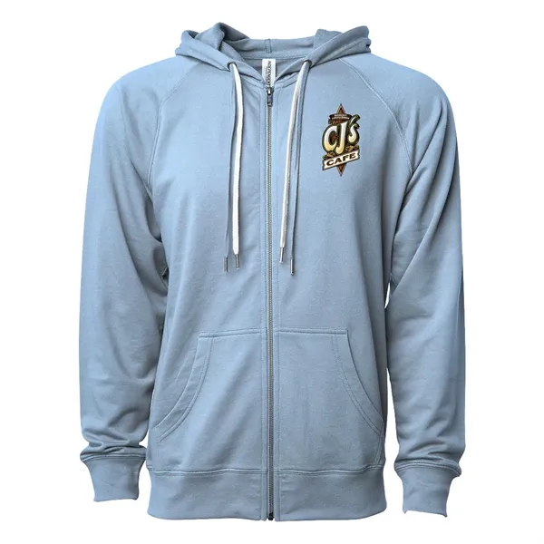 Unisex Lightweight Loopback Terry Zip Hood... from ASI 30208 A P Specialties / AP Specialties