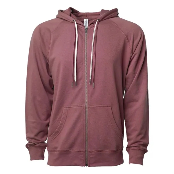 Unisex Lightweight Loopback Terry Zip Hood... from ASI 30208 A P Specialties / AP Specialties