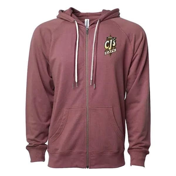 Unisex Lightweight Loopback Terry Zip Hood... from ASI 30208 A P Specialties / AP Specialties