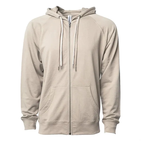 Unisex Lightweight Loopback Terry Zip Hood... from ASI 30208 A P Specialties / AP Specialties