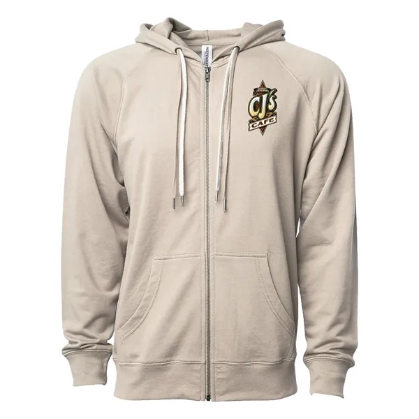 Unisex Lightweight Loopback Terry Zip Hood... from ASI 30208 A P Specialties / AP Specialties