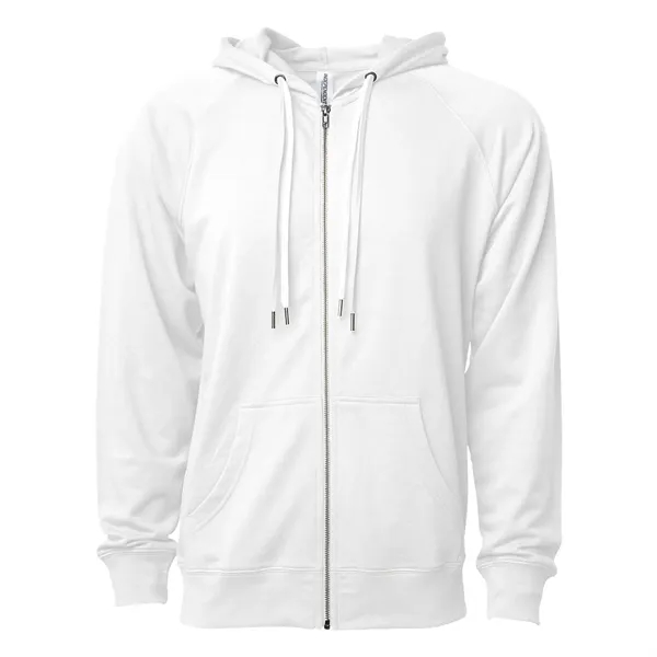 Unisex Lightweight Loopback Terry Zip Hood... from ASI 30208 A P Specialties / AP Specialties