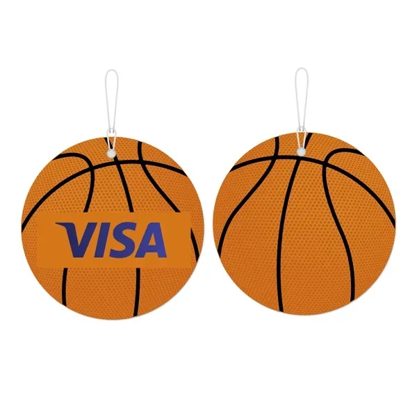 3 1/8" cardboard air freshener with basketball stock design.... from ASI 98360 WOWLine / WOWLine®