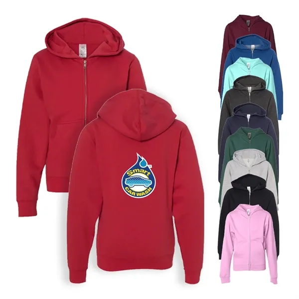 Independent Trading Co. Youth Midweight Zip Hooded... from ASI 30208 A P Specialties / AP Specialties