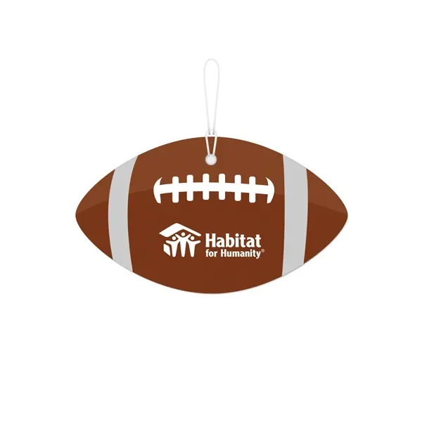 3 3/4" x 2 1/4" cardboard air freshener with football stock... from ASI 98360 WOWLine / WOWLine®