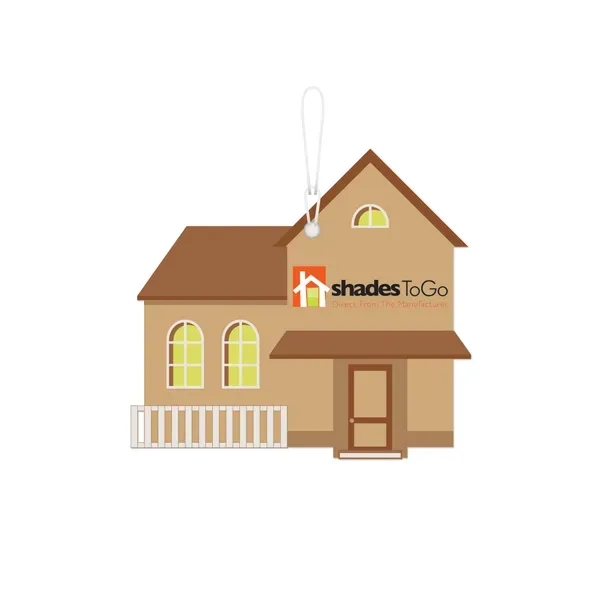 3 3/8" x 3 1/16" cardboard air freshener with house shape.... from ASI 98360 WOWLine / WOWLine®