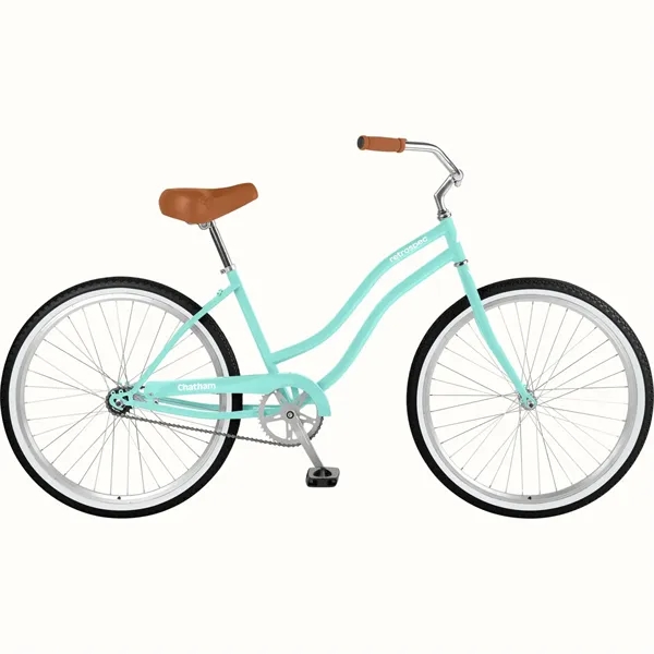 A stylish beach cruiser with a step-through frame, single speed, and... from ASI 72657 Active Life Promo / Active Life Promo