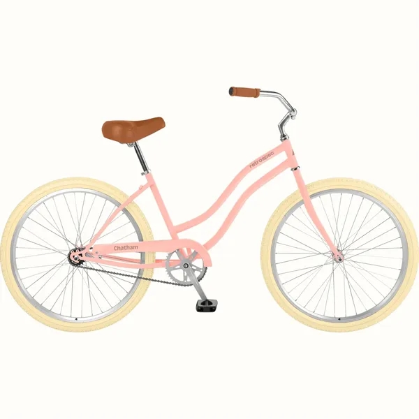 A stylish beach cruiser with a step-through frame, single speed, and... from ASI 72657 Active Life Promo / Active Life Promo