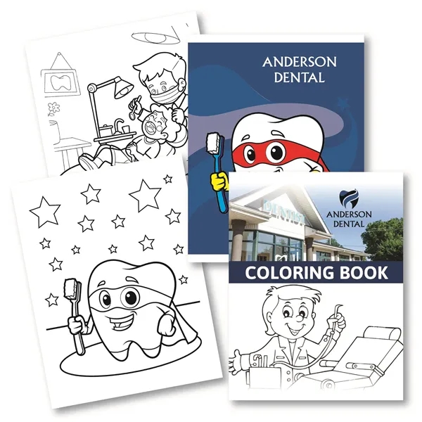This 20 page coloring book with Full Color Logo on front... from ASI 56080 Playing Cards On Demand