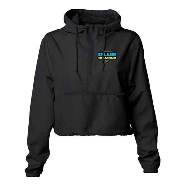 Independent Trading Co. Women's Lightweight Crop Windbreaker... from ASI 30208 A P Specialties / AP Specialties