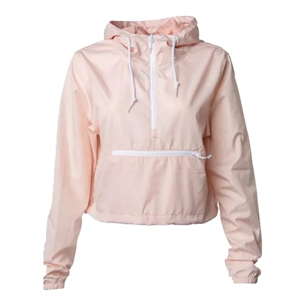 Independent Trading Co. Women's Lightweight Crop Windbreaker... from ASI 30208 A P Specialties / AP Specialties