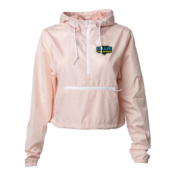 Independent Trading Co. Women's Lightweight Crop Windbreaker... from ASI 30208 A P Specialties / AP Specialties