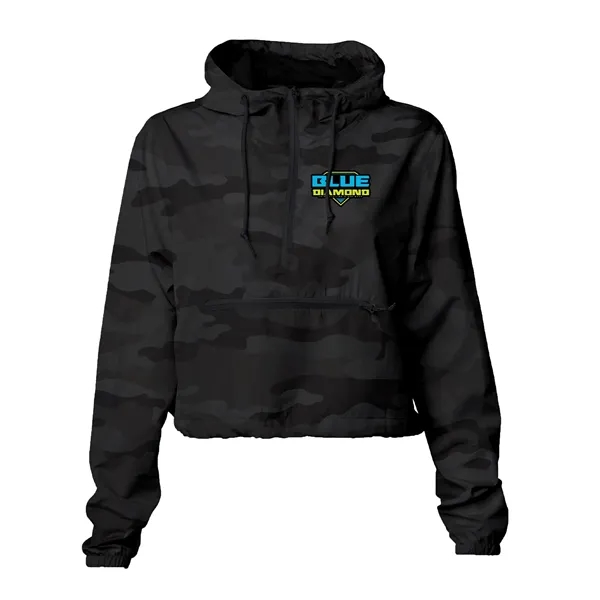 Independent Trading Co. Women's Lightweight Crop Windbreaker... from ASI 30208 A P Specialties / AP Specialties