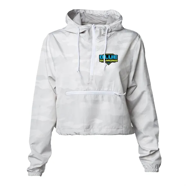 Independent Trading Co. Women's Lightweight Crop Windbreaker... from ASI 30208 A P Specialties / AP Specialties