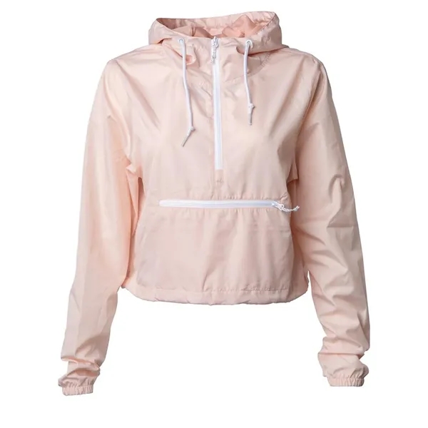 Independent Trading Co. Women's Lightweight Crop Windbreaker... from ASI 30208 A P Specialties / AP Specialties