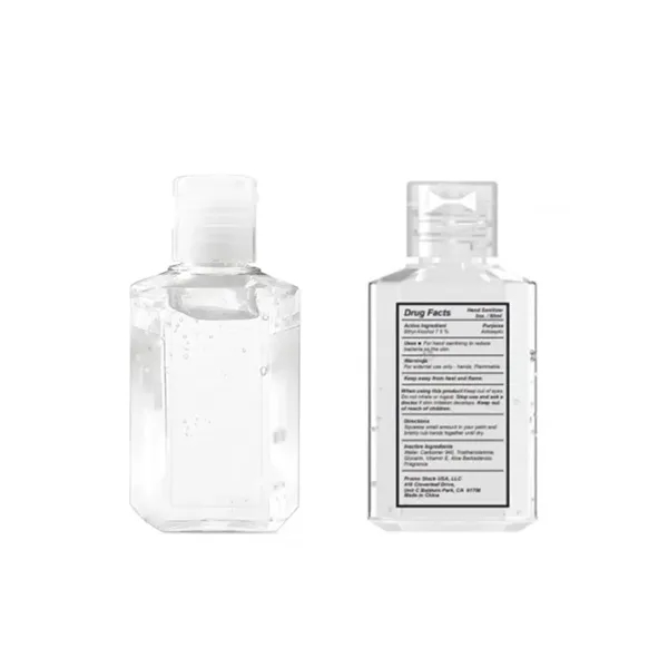 2 oz. hand sanitizer with 75% alcohol available in the USA... from ASI 37218 Athena Promo (tm)