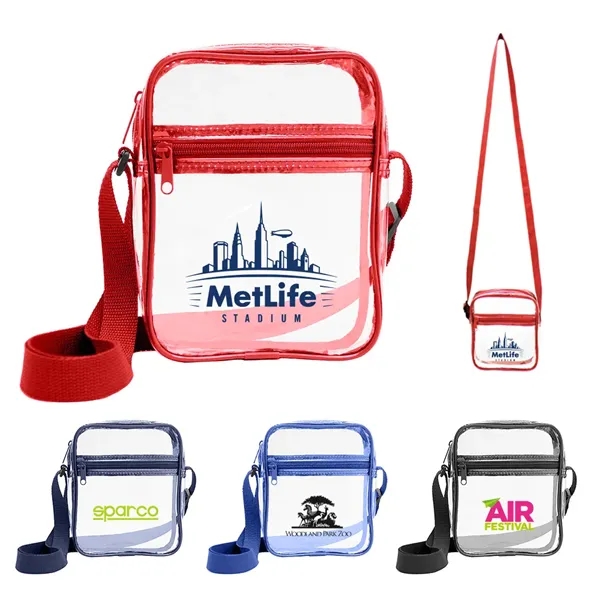 Clear Crosbody Pouch Bag... from ASI 31517 Admart Products / Admart Line