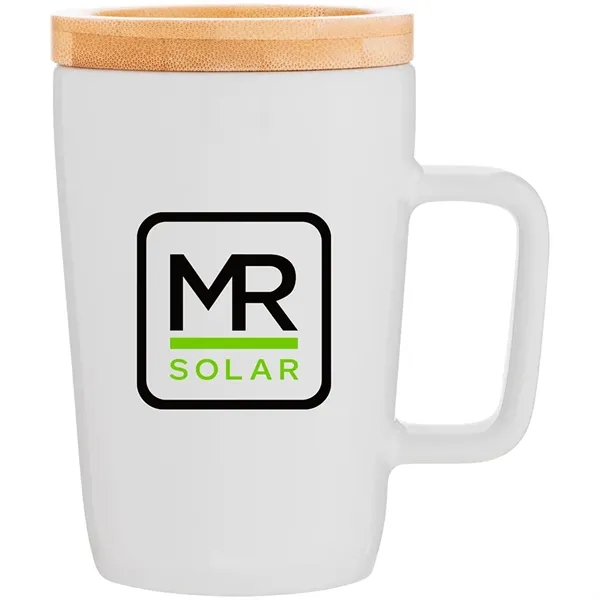 14 oz ceramic mug with glossy colored exterior, matching glossy interior,... from ASI 51197 ETS Express, LLC