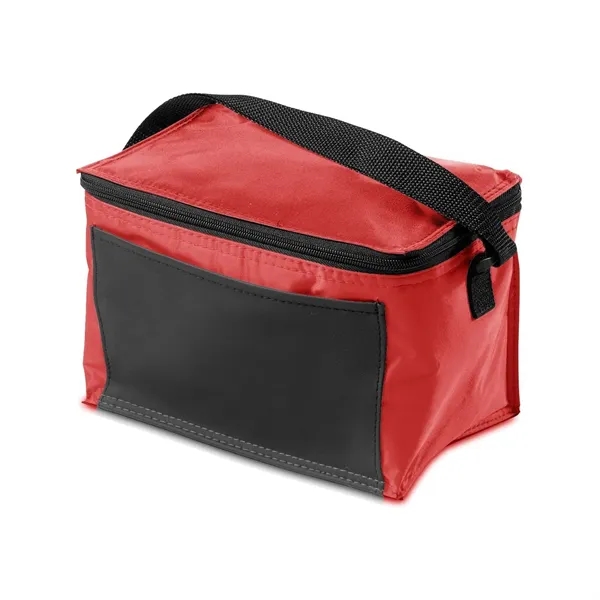 Insulated 6 pack cooler bag with adjustable mesh strap.... from ASI 68507 The Magnet Group / Perfect Line