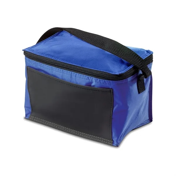 Insulated 6 pack cooler bag with adjustable mesh strap.... from ASI 68507 The Magnet Group / Perfect Line