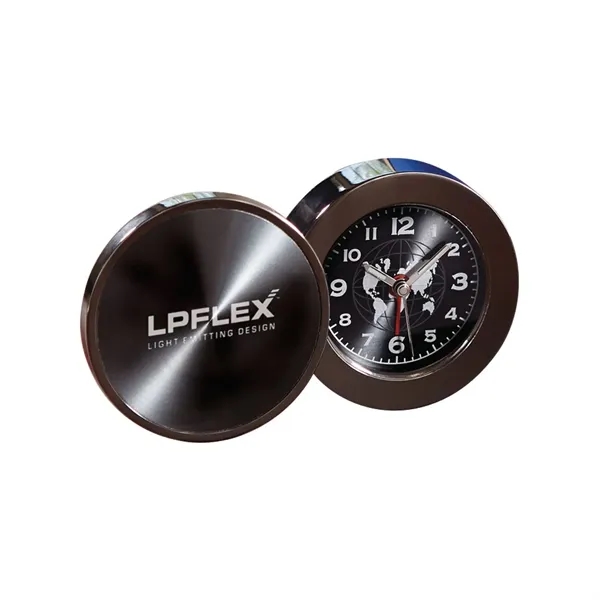 2" x 2" x 0.88" coin clock with an alarm function... from ASI 68507 The Magnet Group / Benchmark Crystal & Clocks