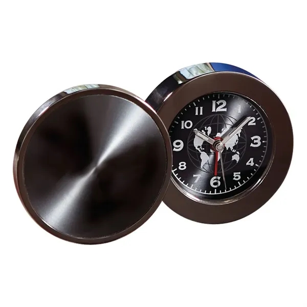 2" x 2" x 0.88" coin clock with an alarm function... from ASI 68507 The Magnet Group / Benchmark Crystal & Clocks