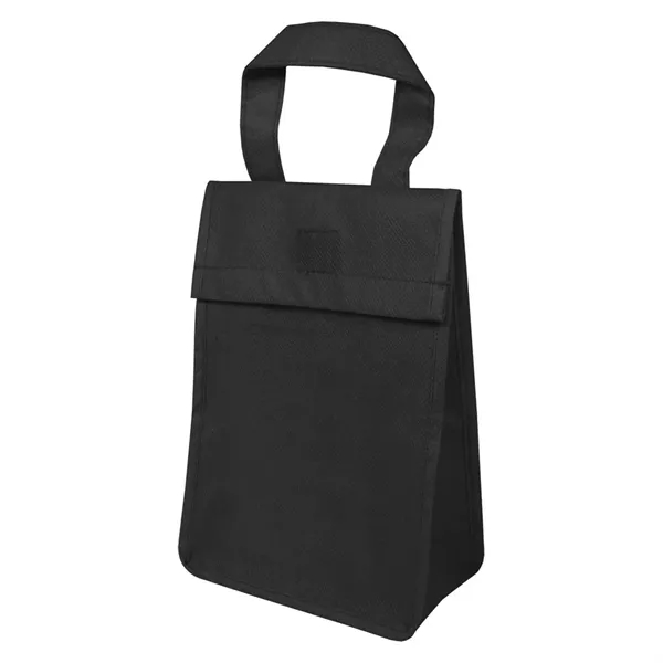 Non-woven snack bag with hook and loop closure and main compartment... from ASI 68507 The Magnet Group / Perfect Line