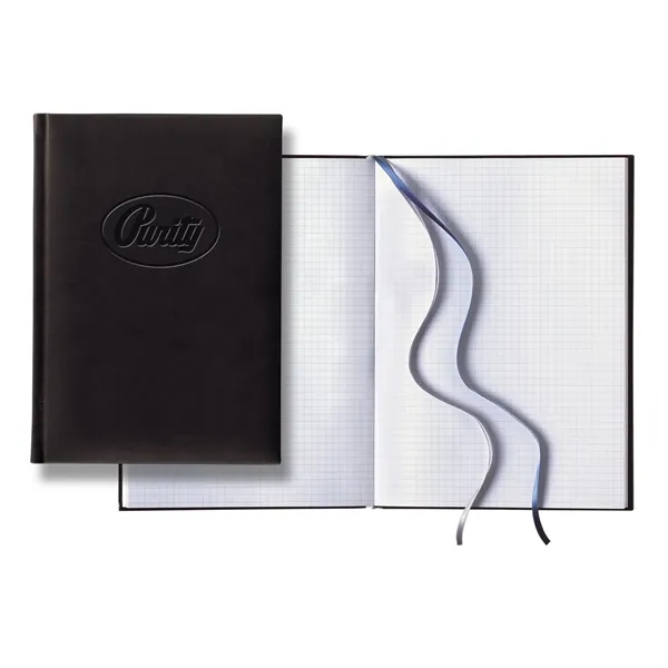 Journal with a leather-like cover, two ribbon markers and 256 white... from ASI 68507 The Magnet Group / Castelli