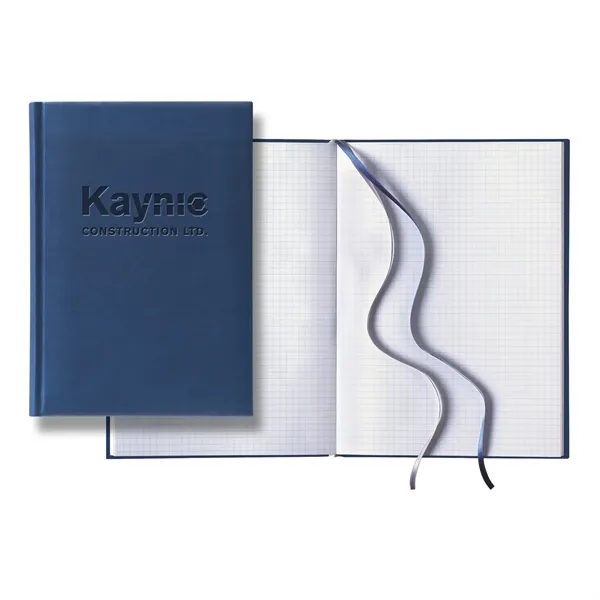 Journal with a leather-like cover, two ribbon markers and 256 white... from ASI 68507 The Magnet Group / Castelli