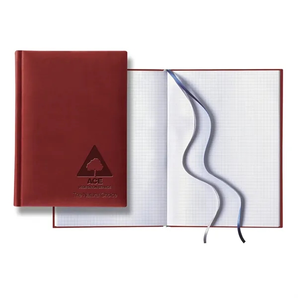 Journal with a leather-like cover, two ribbon markers and 256 white... from ASI 68507 The Magnet Group / Castelli
