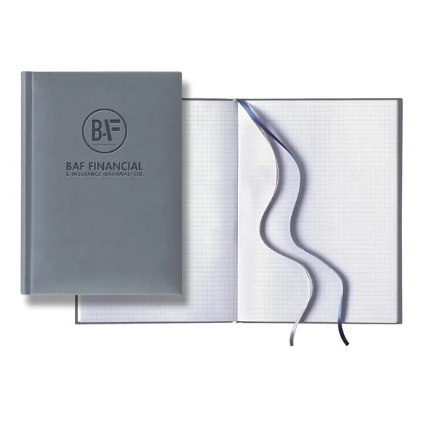 Journal with a leather-like cover, two ribbon markers and 256 white... from ASI 68507 The Magnet Group / Castelli