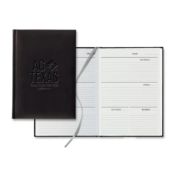 192-page perpetual weekly calendar with color cover and silver ribbon marker.... from ASI 68507 The Magnet Group / Castelli
