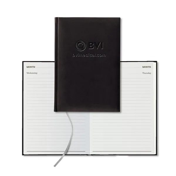 Perpetual 416-page daily calendar with color cover and silver ribbon marker.... from ASI 68507 The Magnet Group / Castelli