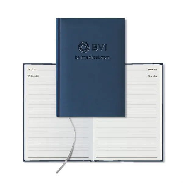 Perpetual 416-page daily calendar with color cover and silver ribbon marker.... from ASI 68507 The Magnet Group / Castelli
