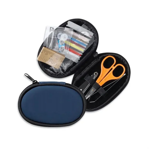 Travel sewing kit and nail care kit inside a full zippered... from ASI 68507 The Magnet Group / Perfect Line
