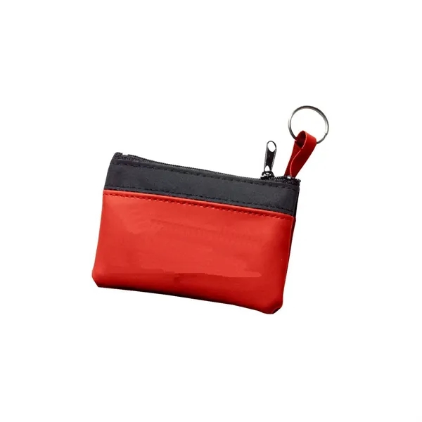 Single pocket coin pouch with key ring.... from ASI 68507 The Magnet Group / Perfect Line